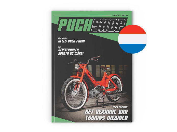 Puchshop Magazine Editie 01 (2025) Nederlandstalig | Puch verhalen, techniek & community
